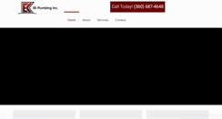 Desktop Screenshot of ekplumbing.com